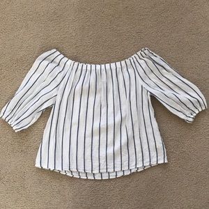 H&M off the shoulder top